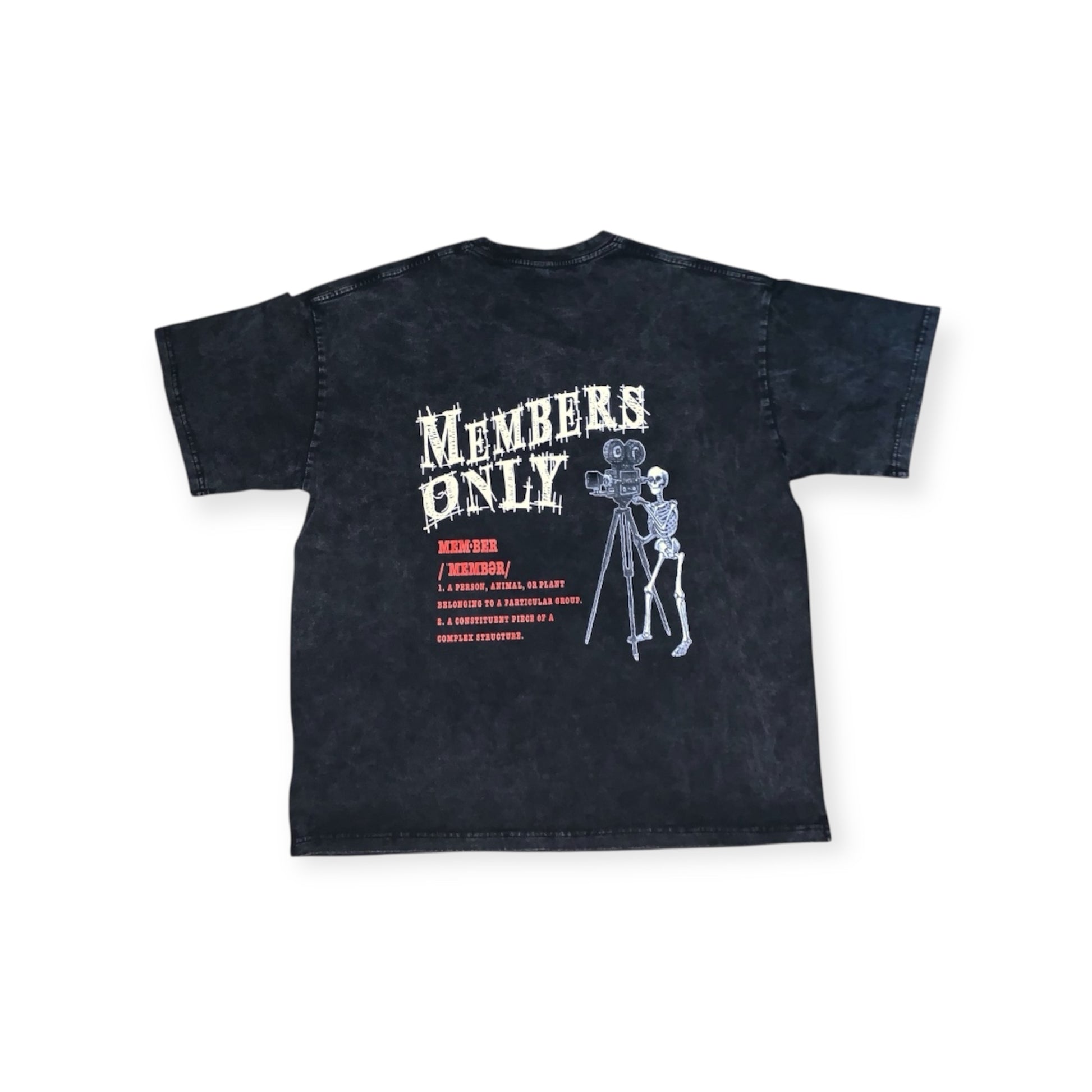 Member's Only Graphic Tee - Snow Washed 250 GSM