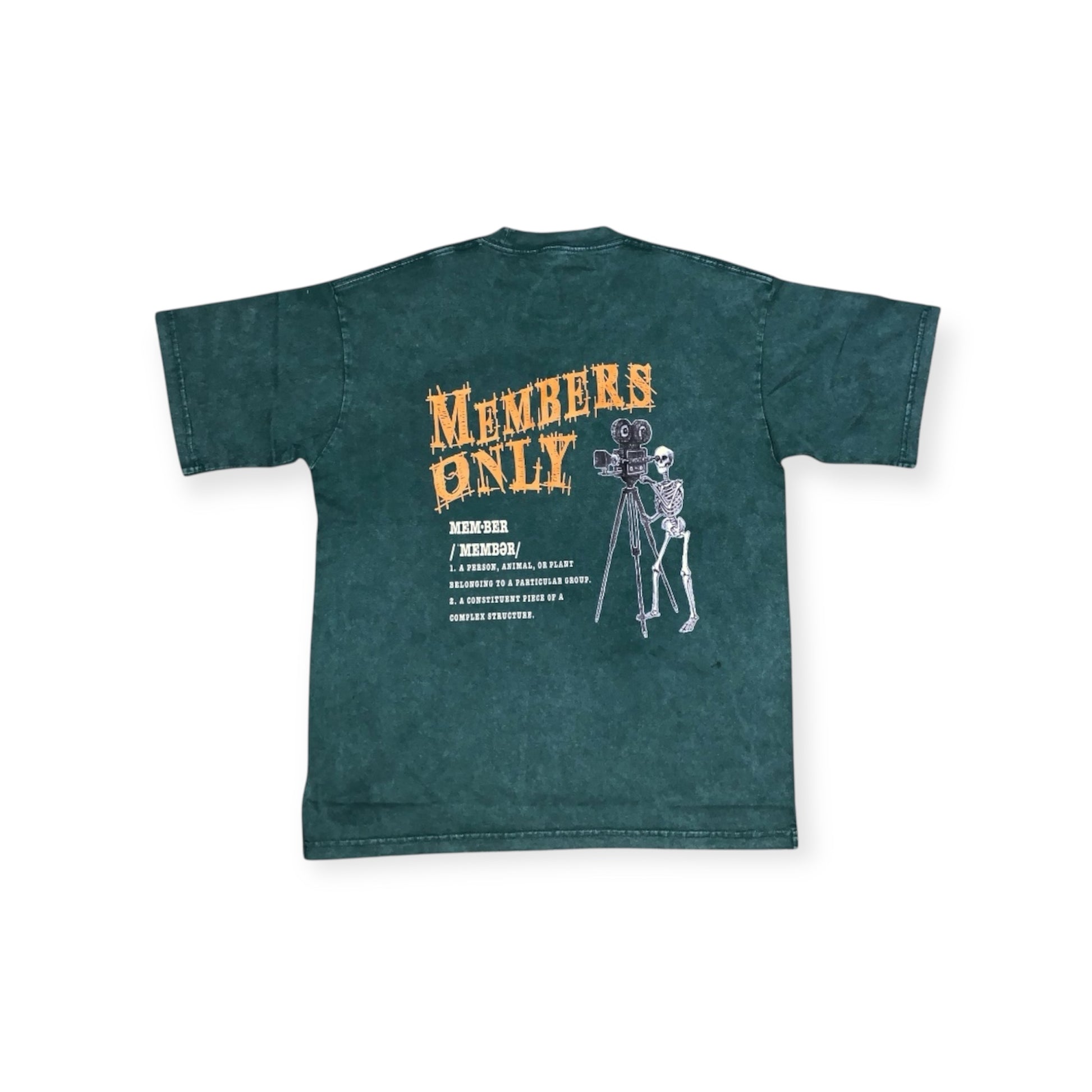 Member's Only Graphic Tee - Snow Washed 250 GSM