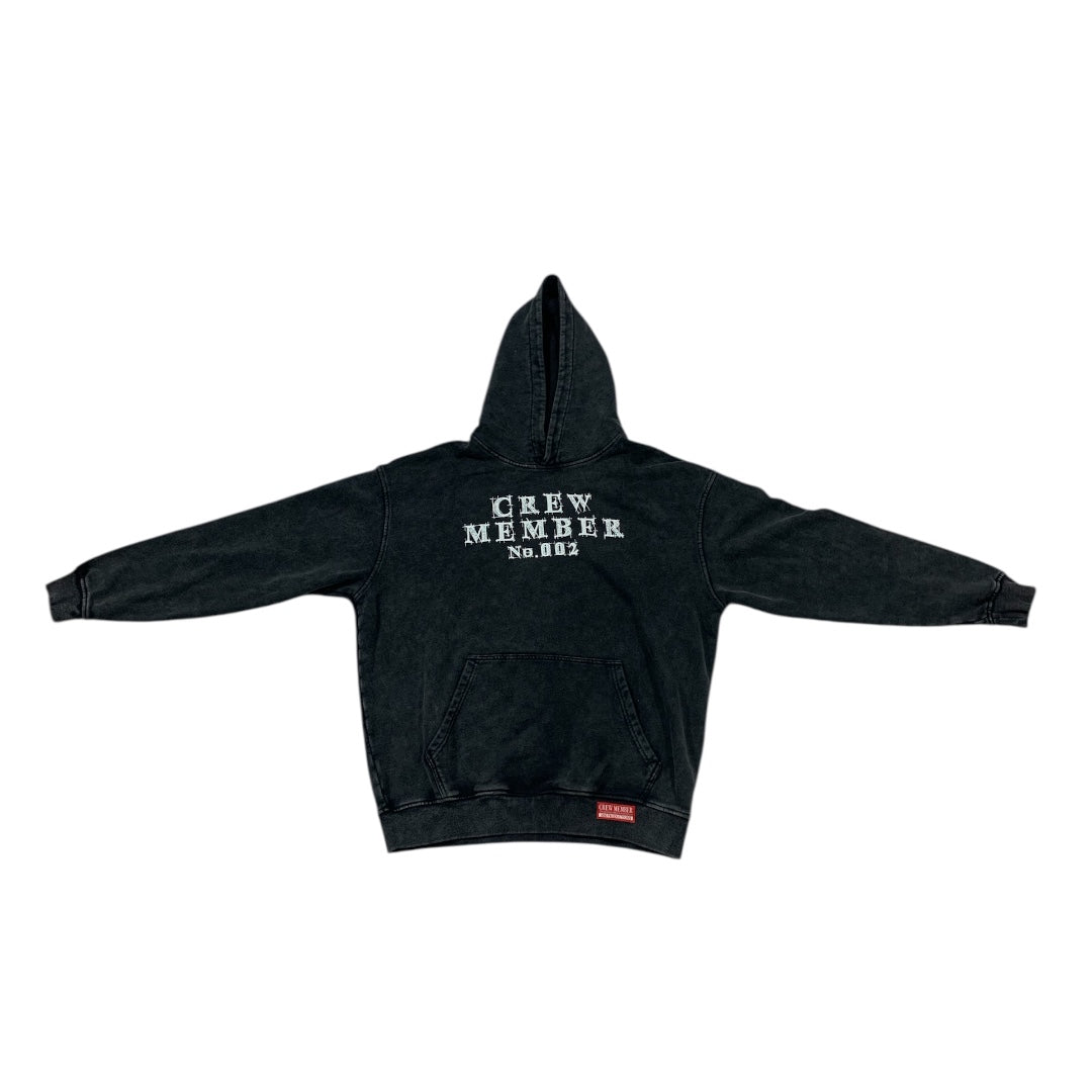 Crew Member Oversized Hoodie - Acid Washed 420 GSM