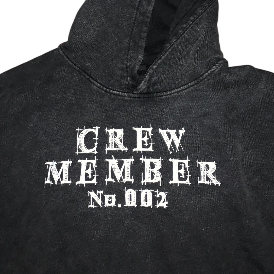 Crew Member Oversized Hoodie - Acid Washed 420 GSM
